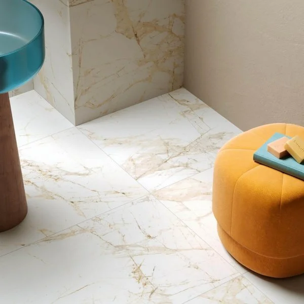 Керамогранит Coliseum Канова Уайт 60х120 (Натуральный и Реттифицированный) в Новокузнецке