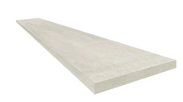 Керамогранит Coliseum Экспо Уайт Ступень угловая правая (Натуральный, 33х60) в Новокузнецке