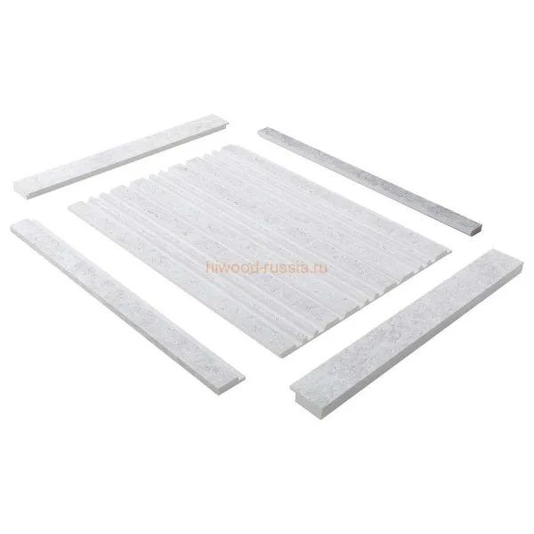 Финишный молдинг LF124B W50 левый декорированный (31х12х2700мм) в Новокузнецке