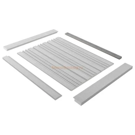 Финишный молдинг LF124B S339S левый декорированный (31х12х2700мм) в Новокузнецке