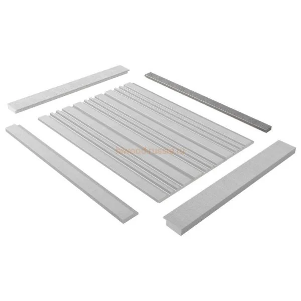 Финишный молдинг LF124B S339S левый декорированный (31х12х2700мм) в Новокузнецке