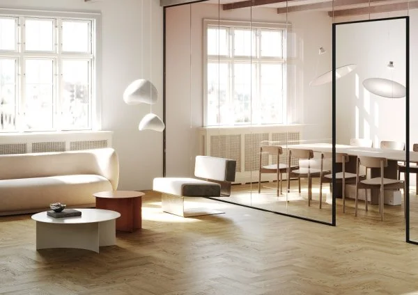 Кварц-виниловая плитка Fargo Herringbone 44-5003-4 Дуб Неаполь в Новокузнецке