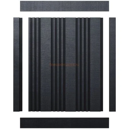 Финишный молдинг LF124B BK114K левый декорированный (31х12х2700мм) в Новокузнецке