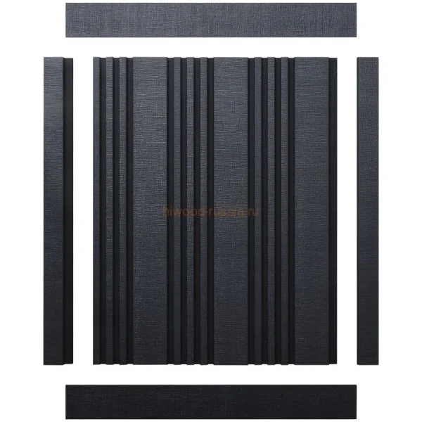 Финишный молдинг LF124B BK114K левый декорированный (31х12х2700мм) в Новокузнецке