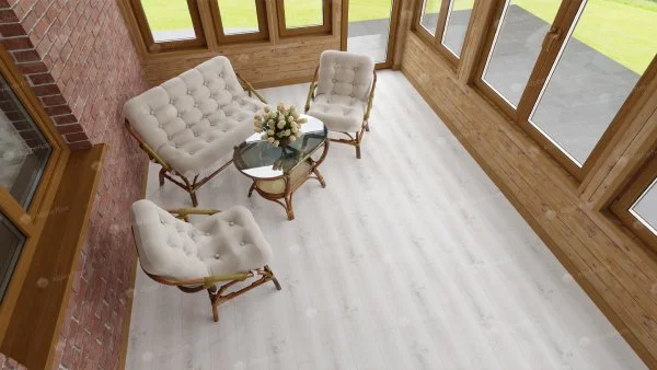 Каменно-полимерная плитка Alpine Floor Classic Дуб Выбеленный ECO 182-8, 4мм 43 класс в Новокузнецке