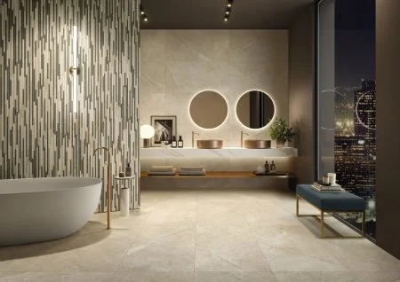 Керамогранит Italon Метрополис Вставка Стрип Ворм 26х75 (Натуральная) в Новокузнецке