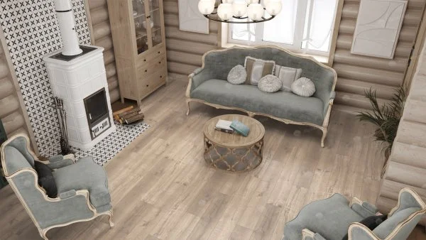 Каменно-полимерная плитка Alpine Floor Real Wood Дуб Натуральный ECO 2-5, 6 мм 43 класс в Новокузнецке