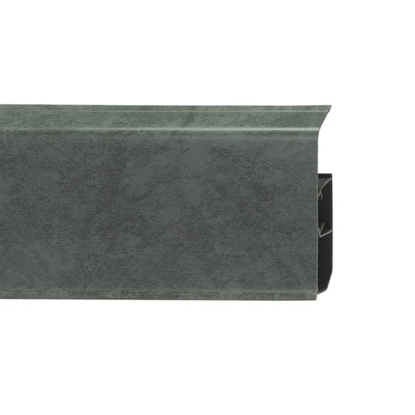 Пластиковый плинтус Royce №340 Мрамор Тёмный (80х24х2200мм) в Новокузнецке