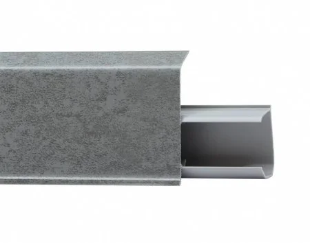 Пластиковый плинтус Royce №551 Грей (55х23х2200мм) в Новокузнецке