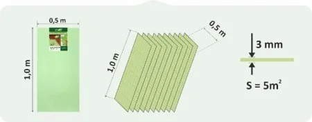 Подложка Солид 3мм листовая (5м2) в Новокузнецке