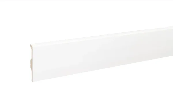 Плинтус дюрополимерный Bonkeel 01 Белый (80х14х2000 мм) в Новокузнецке