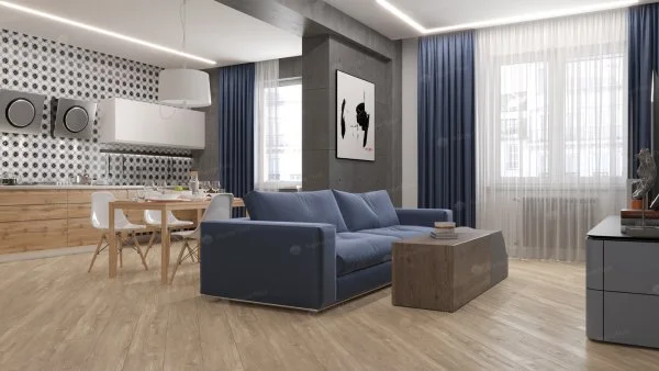 Каменно-полимерная плитка Alpine Floor Sequoia Секвойя Коньячная ECO 6-2, 4мм 43 класс в Новокузнецке