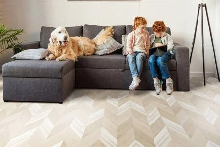 Пробковое покрытие CorkStyle Chevron Creme в Новокузнецке