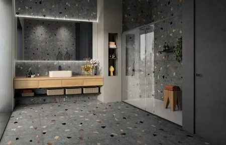 Керамогранит Coliseum Палладио Блэк 60х120 (Натуральный и Реттифицированный) в Новокузнецке