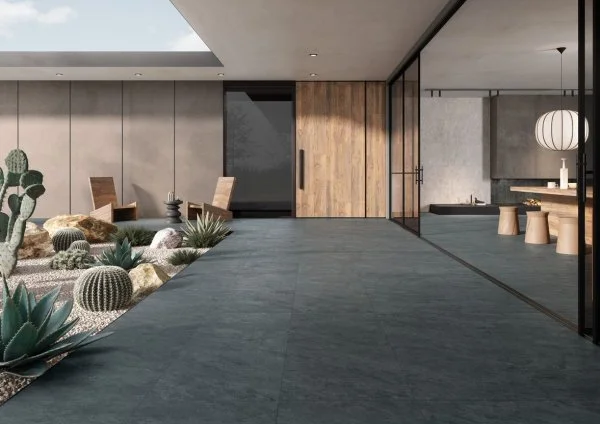 Керамогранит Vitra QuarStone Антрацит 60х60 (Натуральная и Реттифицированная) в Новокузнецке