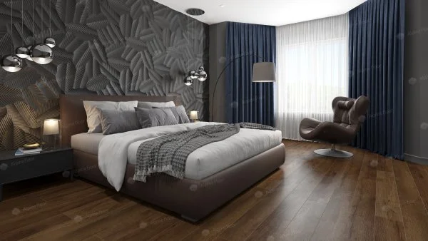 Кварц-виниловая плитка Alpine Floor Premium XL Дуб Шоколадный ЕСО 7-18, 8 мм. 43 класс в Новокузнецке