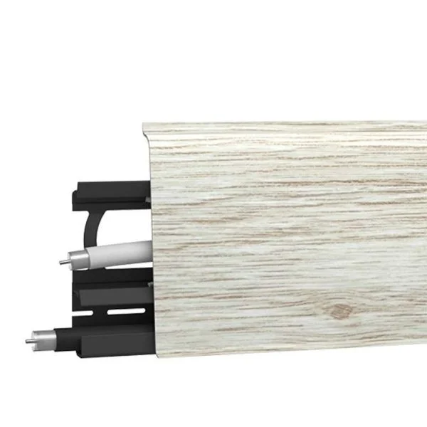 Плинтус пластиковый Arbiton INDO70 135 Дуб Платиновый 2,5 м в Новокузнецке