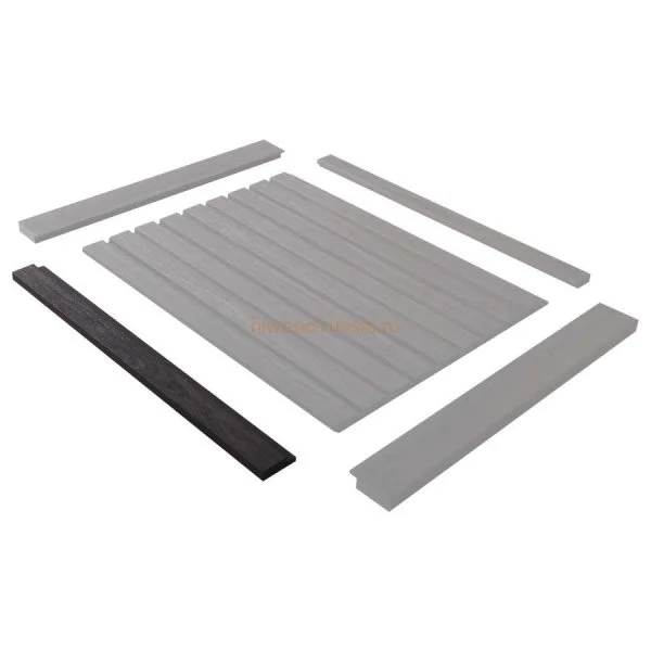 Финишный молдинг LF124A BR395 правый декорированный (42х12х2700мм) в Новокузнецке