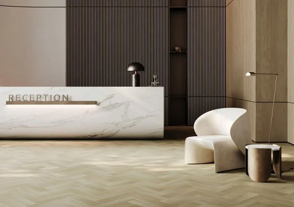 Кварц-виниловая плитка Fargo Herringbone 44-653-41 Дуб Атлантик в Новокузнецке