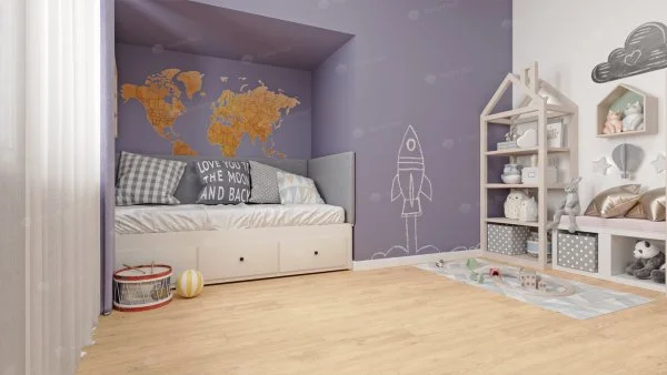 Каменно-полимерная плитка Alpine Floor Classic Дуб Ваниль Селект ECO 106-3, 4мм 43 класс в Новокузнецке