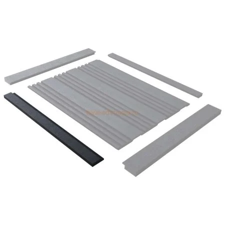 Финишный молдинг LF124A BK114K правый декорированный (42х12х2700мм) в Новокузнецке