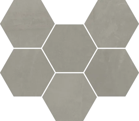 Керамогранит Italon Континуум Айрон Мозаика Гексагон (Натуральная 25х29) в Новокузнецке