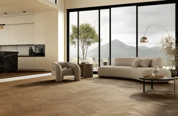 Паркетная доска Quartz Parquet Английская Ёлка Дуб Рустикальный 33-410 в Новокузнецке