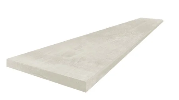 Керамогранит Coliseum Экспо Уайт Ступень угловая левая (Натуральный, 33х60) в Новокузнецке