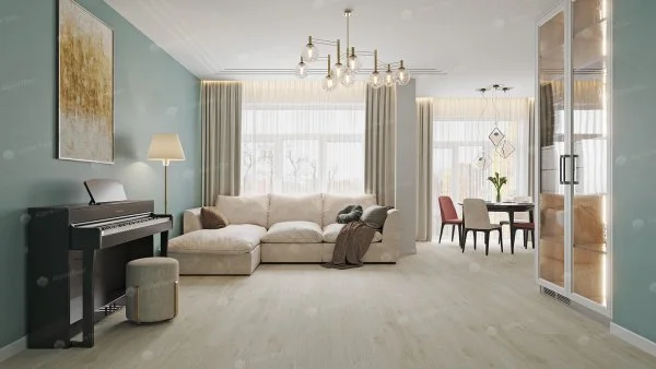 Каменно-полимерная плитка Alpine Floor Solo Модерато ECO 14-11, 3,5 мм 34 класс в Новокузнецке