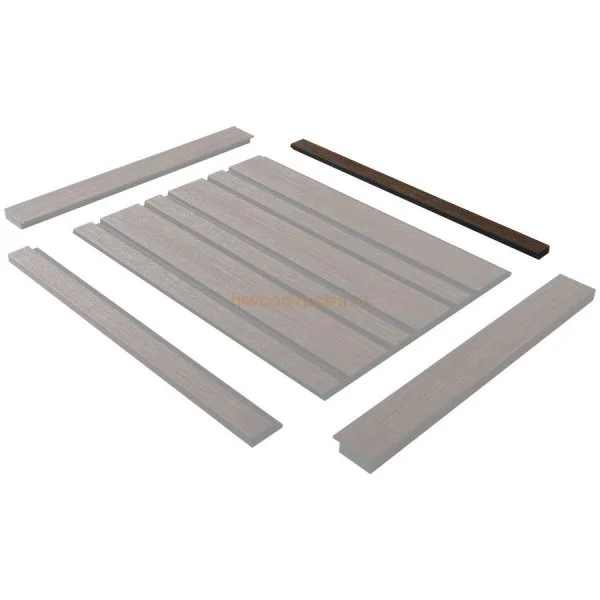 Финишный молдинг LF124B BR396K левый декорированный (31х12х2700мм) в Новокузнецке