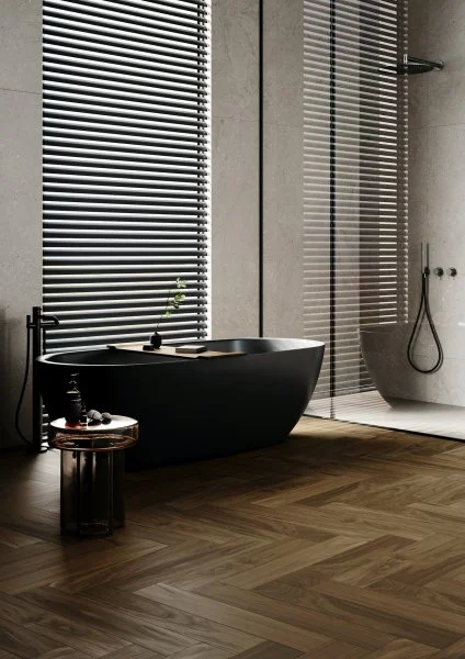 Паркетная доска Quartz Parquet Английская Ёлка Орех Американский 33-400-29 в Новокузнецке