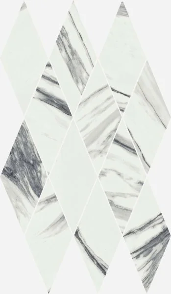 Керамогранит Italon Шарм Делюкс Статуарио Фантастико 28х48 мозаика Даймонд (Люкс) в Новокузнецке