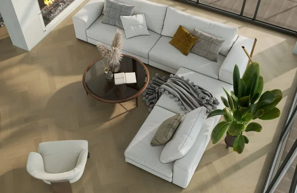 Паркетная доска Quartz Parquet Английская Ёлка Дуб Шампань 33-414 в Новокузнецке