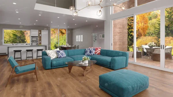 Кварц-виниловая плитка Alpine Floor Premium XL Дуб Насыщенный ЕСО 7-7, 8 мм. 43 класс в Новокузнецке