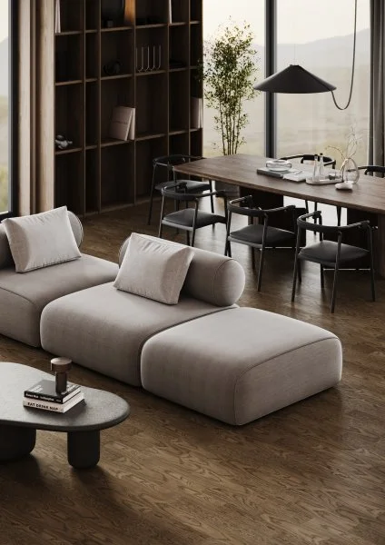 Паркетная доска Quartz Parquet Штучный паркет Дуб Брауни 44-413 в Новокузнецке