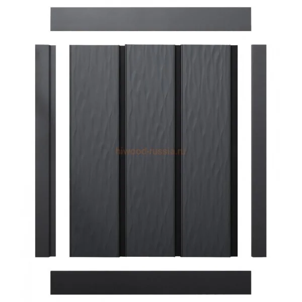 Финишный молдинг LF124A GR15K правый декорированный (42х12х2700мм) в Новокузнецке